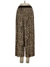 Zara Basic 100% Polyester Animal Print Gold Casual Pants Size S - photo 1