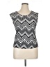 rue21 Silver Sleeveless Blouse Size XL - photo 1