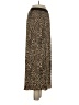 Zara Basic 100% Polyester Animal Print Gold Casual Pants Size S - photo 4