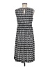 Soma Graphic Gray Casual Dress Size M - photo 2