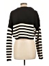 Crescent Stripes Black Pullover Sweater Size L - photo 2
