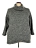 Lands' End 100% Polyester Gray Turtleneck Sweater Size 3X - photo 1
