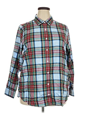 Lands' End Long Sleeve Button-Down Shirt (view 1)