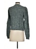 Wrap 100% Cotton Tweed Green Pullover Sweater Size 2 - photo 2