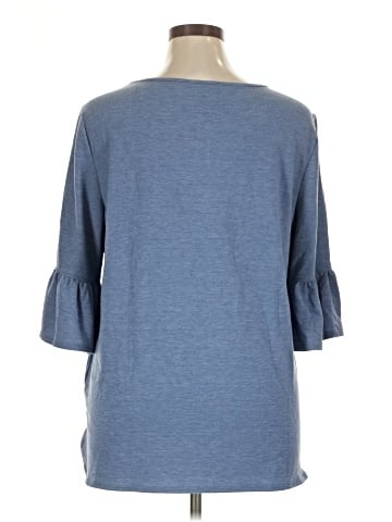 Adrianna Papell 3/4 Sleeve T-Shirt (view 2)
