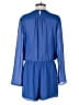 WAYF 100% Polyester Solid Blue Romper Size M - photo 2
