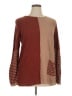Coldwater Creek Color Block Brown Pullover Sweater Size XL - photo 1