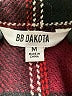 BB Dakota Plaid Burgundy Coat Size M - photo 6