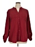 Notations 100% Polyester Burgundy Long Sleeve Blouse Size XL - photo 1