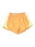 Nike 100% Polyester Color Block Yellow Athletic Shorts Size L - photo 1