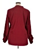 Notations 100% Polyester Burgundy Long Sleeve Blouse Size XL - photo 2
