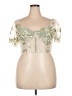 Romwe Green Short Sleeve Blouse Size XXL - photo 1