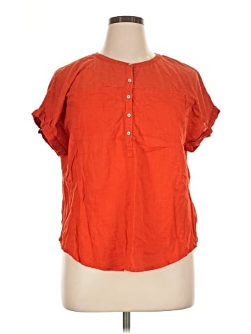 Lucky Brand Short Sleeve Blouse (view 1)