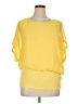 Joseph A. 100% Polyester Yellow 3/4 Sleeve Top Size 1X - photo 1