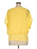 Joseph A. 100% Polyester Yellow 3/4 Sleeve Top Size 1X - photo 2