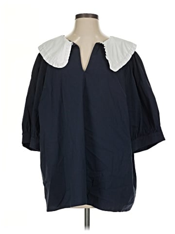 ELOQUII 3/4 Sleeve Blouse (view 1)