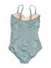 Lands' End Metallic Teal One Piece Swimsuit Size 10 - photo 2