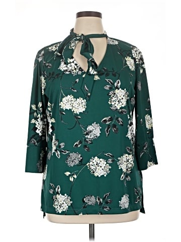 Worthington 3/4 Sleeve Blouse (view 1)