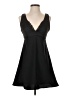 Aqua 100% Polyester Solid Black Cocktail Dress Size XS - photo 1