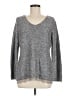 Chico's Metallic Silver Pullover Sweater Size M - photo 1