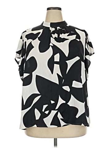 Nine West Short Sleeve Blouse (view 1)