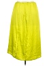 Future Collective 100% Polyester Solid Yellow Green Casual Skirt Size 18 - photo 2