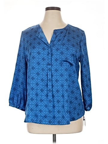 Liz Claiborne 3/4 Sleeve T-Shirt (view 1)