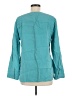 Chico's Teal Long Sleeve Blouse Size M - photo 2