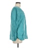 Chico's Teal Long Sleeve Blouse Size M - photo 4
