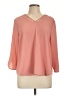 rue21 100% Polyester Pink 3/4 Sleeve Blouse Size L - photo 1