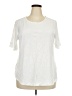 Westbound White Short Sleeve Top Size 2X - photo 1