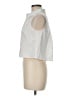 Milly White Sleeveless Button-Down Shirt Size M - photo 5