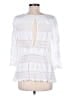 Free People 100% Polyester White 3/4 Sleeve Top Size M - photo 2