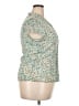 Coldwater Creek Teal Short Sleeve Blouse Size XL - photo 4