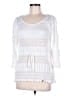 Free People 100% Polyester White 3/4 Sleeve Top Size M - photo 1