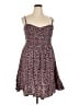 Torrid 100% Rayon Floral Blue Pink Casual Dress Size 2X Plus (2) - photo 1