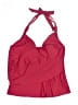 Cupshe Solid Red Swimsuit Top Size L - photo 1