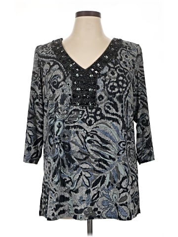 Le Bos 3/4 Sleeve Blouse (view 1)