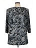 Le Bos Silver 3/4 Sleeve Blouse Size 14 - photo 2