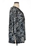 Le Bos Silver 3/4 Sleeve Blouse Size 14 - photo 4