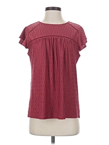 Adrianna Papell Short Sleeve Blouse (view 1)