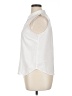 DKNY 100% Polyester White Sleeveless Blouse Size XL (petite) - photo 5