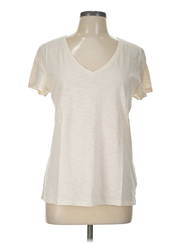 Pre-owned Universal Thread Short Sleeve T-shirt In Ivory