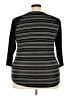 Lularoe Stripes White Black 3/4 Sleeve T-Shirt Size 3X - photo 2