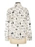Boden 100% Cotton Print Ivory Long Sleeve Blouse Size 8R - photo 2