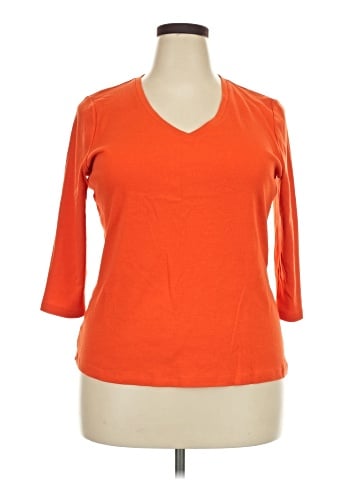 St. John's Bay 3/4 Sleeve T-Shirt (view 1)