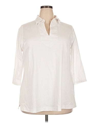 Lauren by Ralph Lauren 3/4 Sleeve Blouse (view 1)