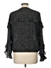 Max Studio 100% Polyester Black Long Sleeve Blouse Size L - photo 2