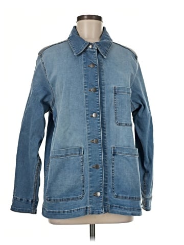 Well Worn Denim Jacket (view 1)