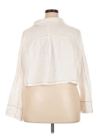 7 For All Mankind 3/4 Sleeve Blouse (view 2)